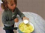 Pintade à la purée de maïs et champignons - 25.1