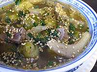 magret : Assiette de soupe de magret façon chinoise