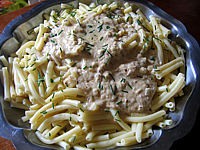 macaroni sauce aux noisettes