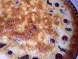 Recette Tarte aux cerises et aux pruneaux