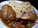 Recette Poulet sauté aux olives