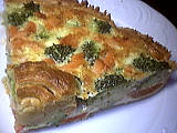 Recette Quiche aux brocolis et saumon
