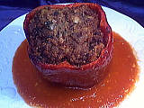 Recette Poivrons farcis à la viande