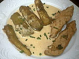 Pour débutants : Assiette de dinde sautée aux aubergines