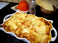 saint agur : Plat de lasagnes au potimarron et saint-agur