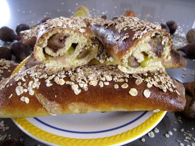 semoule de blé dur : Pain semoule aux figues fraîches