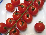 Grappe de mini-tomates