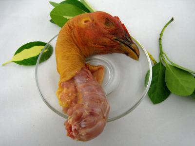 cou et tête poulet