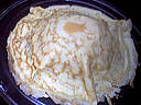 Placer la crêpe