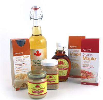 Produits à base d'Erable