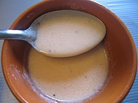 Sauce vinaigrette à la crème
