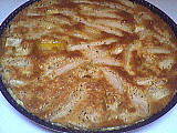 Flan poires-noisettes