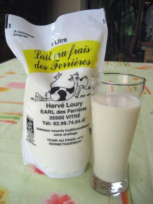 lait cru