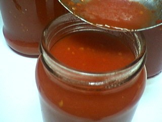 Image : Stérilisation - stérilisation du coulis de tomates