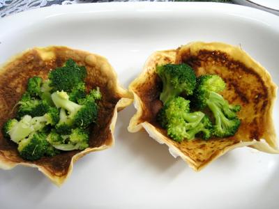 Coupelles de crêpes farcies aux encornets - 23.1