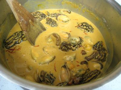 Noix de Saint-Jacques aux morilles et à la purée de marrons - 17.1