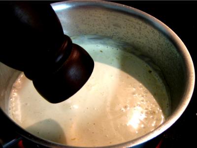 Chapon aux pommes et légumes avec sauce au champagne et armagnac - 18.1