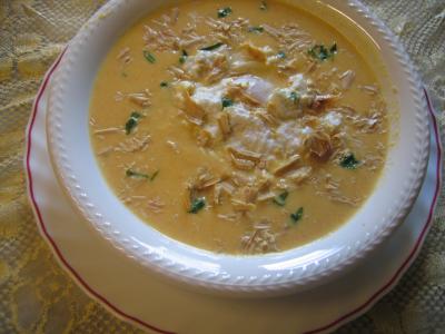 Recette Velouté de carottes au foie gras et son oeuf mollet