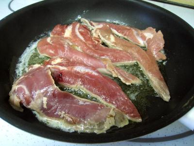 Aiguillettes de canard au whisky - 9.2