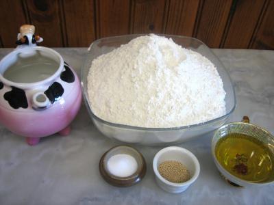 Ingrédients pour la recette : Pâte à pizza 