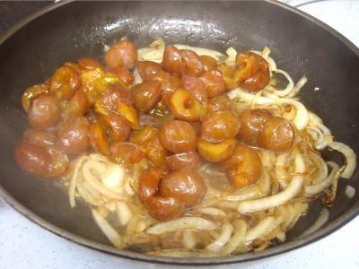 Aiguillettes de canard aux mirabelles - 8.4