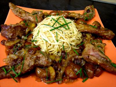 Recette Aiguillettes de canard aux mirabelles