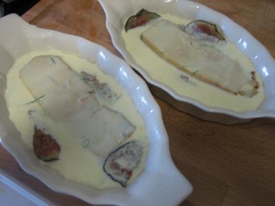 Flans de foie gras aux panais et aux figues - 9.3