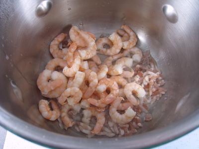 Velouté de chou aux crevettes - 9.3
