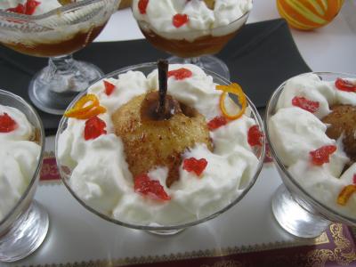 Recette Poires au cidre et sa crème fouettée