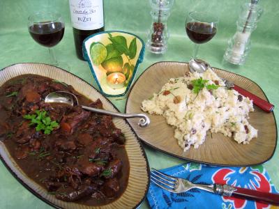 Recette Civet de cerf et sa floraline