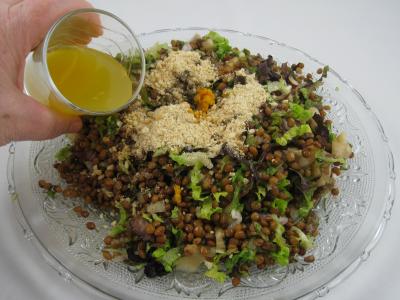 Foie gras aux lentilles et au vinaigre balsamique - 8.2