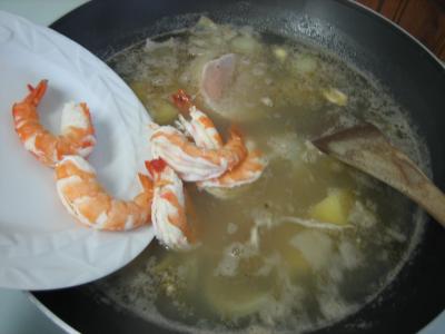 Cotriade de thon et gambas au champagne - 11.2