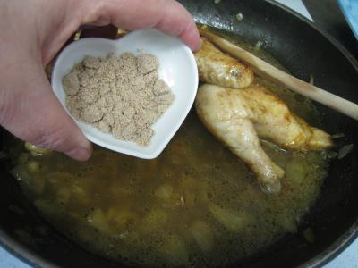 Coquelet au miel et sa purée de navets - 14.4