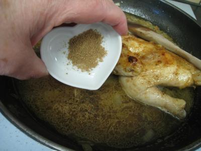Coquelet au miel et sa purée de navets - 15.2