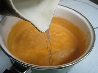 Flans de chou-fleur et sa sauce crémée - 6.2