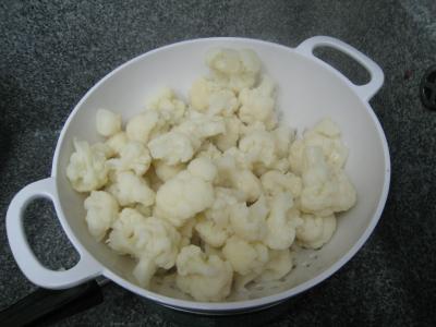 Flans de chou-fleur et sa sauce crémée - 8.2