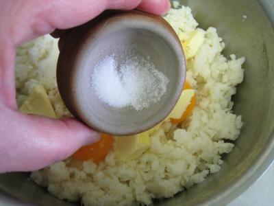 Flans de chou-fleur et sa sauce crémée - 11.3