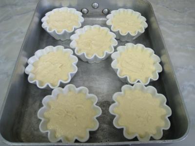 Flans de chou-fleur et sa sauce crémée - 14.2