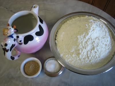 Ingrédients pour la recette : Fougasse