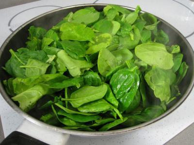 Galettes d'épinards aux oeufs de saumon - 3.4
