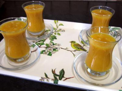 Image : recette Boisson à la mangue et au gingembre