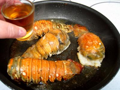 Asperges et queues de langoustes au whisky - 10.2