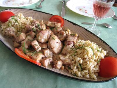 Abats : Plar de ris de veau au bourbon et amandes