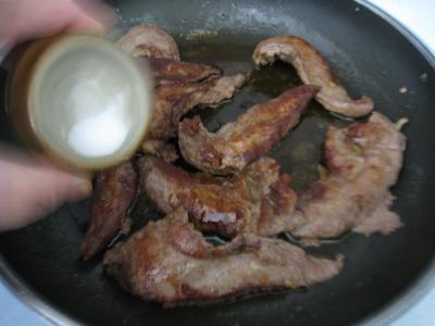 Aiguillettes de canard gras au coulis de pommes - 10.4