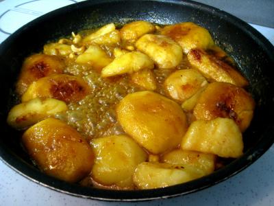 Pommes et poires caramélisées - 7.2