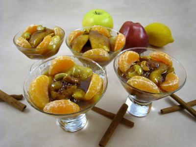 Recette Pommes et poires caramélisées