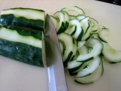 Salade de concombre et oeufs de caille - 1.3