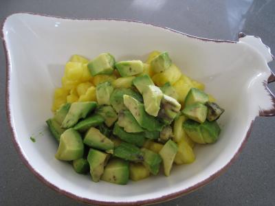 Salade à l'ananas exotique façon Pierrot - 6.3