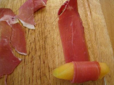 Amuse-bouche de melon et jambon - 3.2