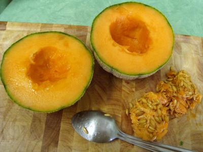 Amuse-bouche de melon et jambon - 1.2